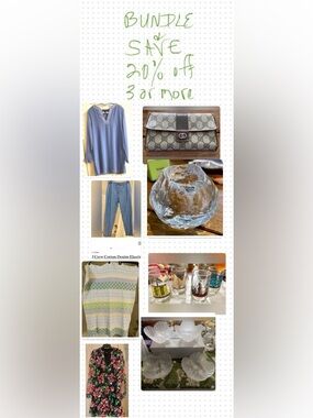 CLOSET IN SALE. Bundle 3 or more items and save 20%. Mugs save 30% off 2 or more